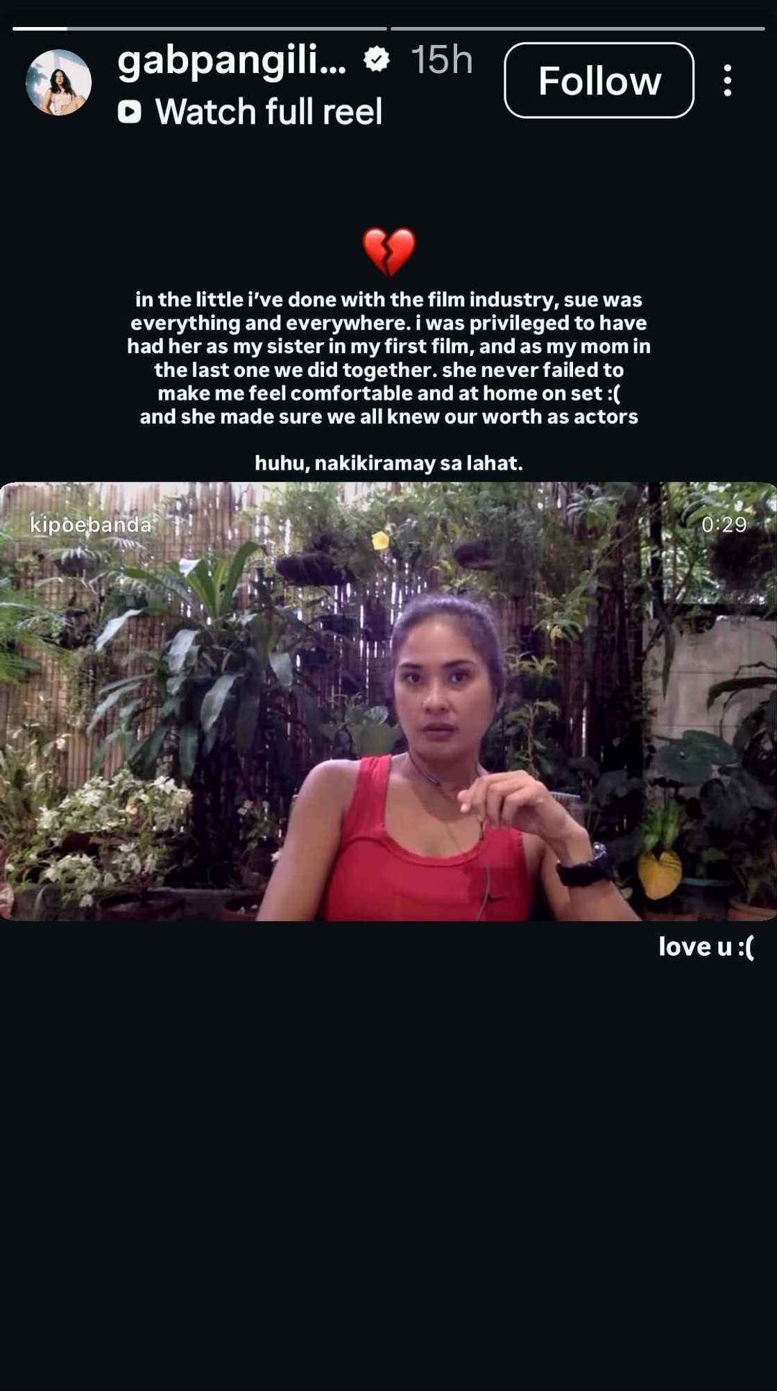 Gab Pangilinan, inalala si Sue Prado sa isang madamdaming tribute Gab Pangilinan, inalala si Sue Prado sa isang madamdaming tribute