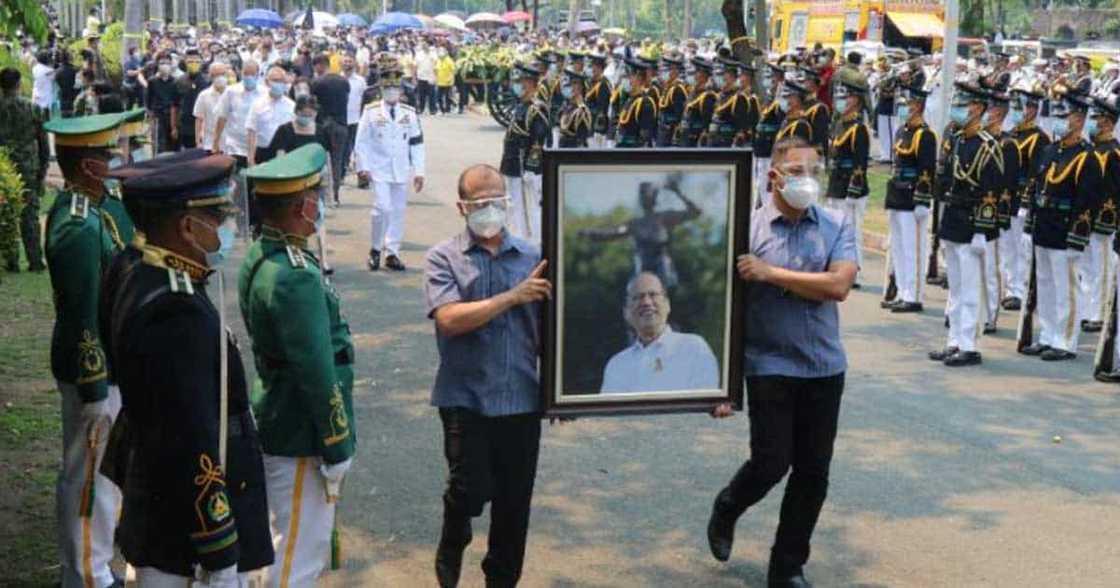 Pangulong Aguino, binigyan ng full military funeral honors; pagpaparangal, pinangunahan ng AFP Chief of Staff