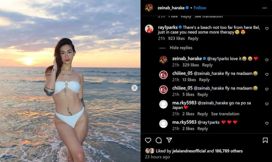 Ray Parks, may sweet na mensahe kay Zeinab Harake: “Just in case you need some more therapy” Ray Parks, may sweet na mensahe kay Zeinab Harake: “Just in case you need some more therapy”