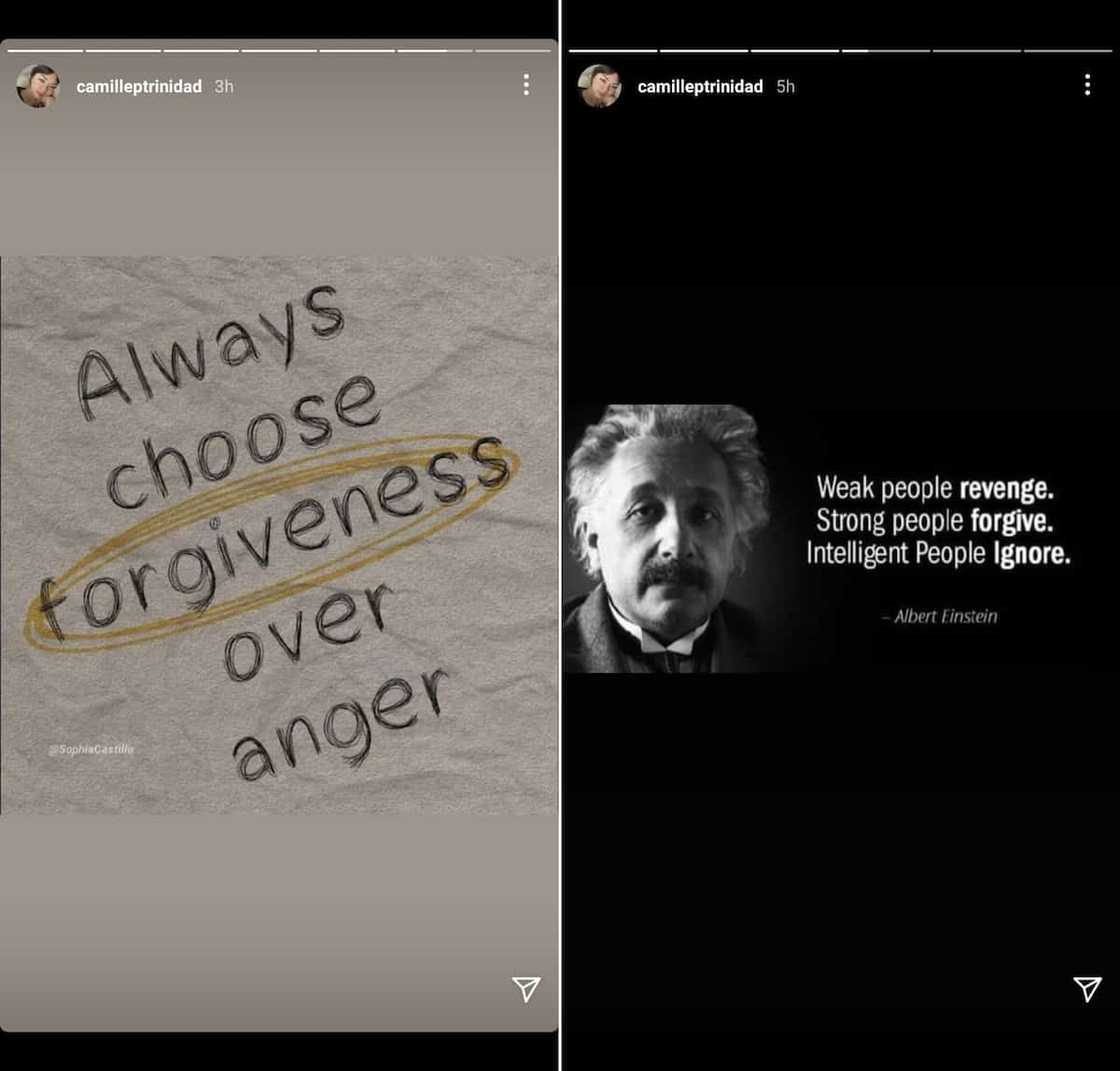 Camille Trinidad's post about choosing forgiveness over anger goes viral