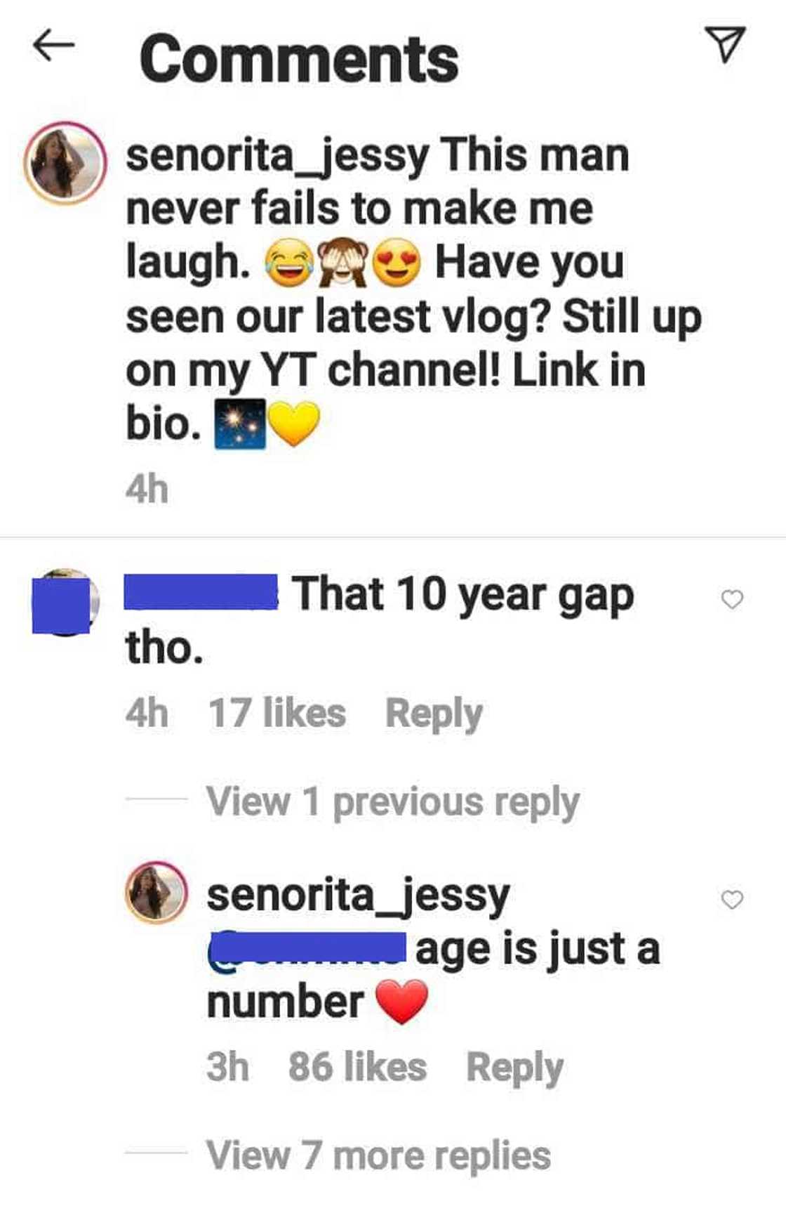 Jessy Mendiola calmly reacts to netizen’s remark on her, Luis Manzano’s 10-year age gap Jessy Mendiola calmly reacts to netizen’s remark on her, Luis Manzano’s 10-year age gap