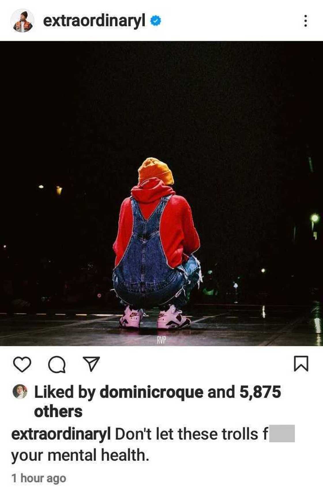 Skusta Clee, viral ang bagong post tungkol sa “trolls” at “mental health” Skusta Clee, viral ang bagong post tungkol sa “trolls” at “mental health”