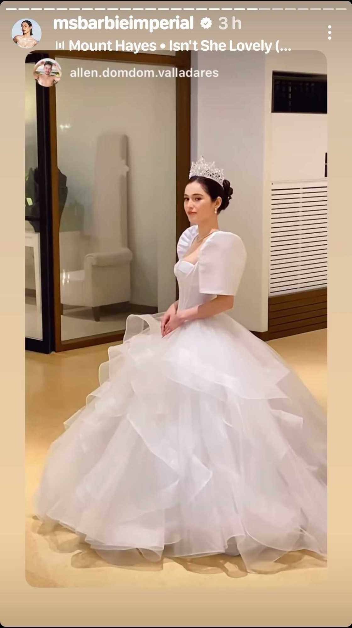 Pics, video ni Barbie Imperial bilang Reyna Elena sa Santacruzan sa Albay, viral