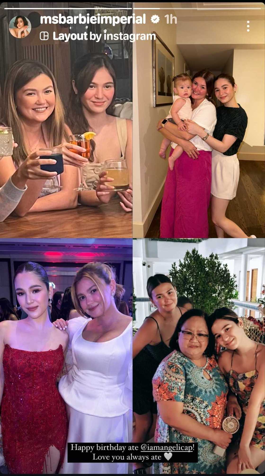 Barbie Imperial, may sweet birthday greeting para kay Angelica Panganiban Barbie Imperial, may sweet birthday greeting para kay Angelica Panganiban