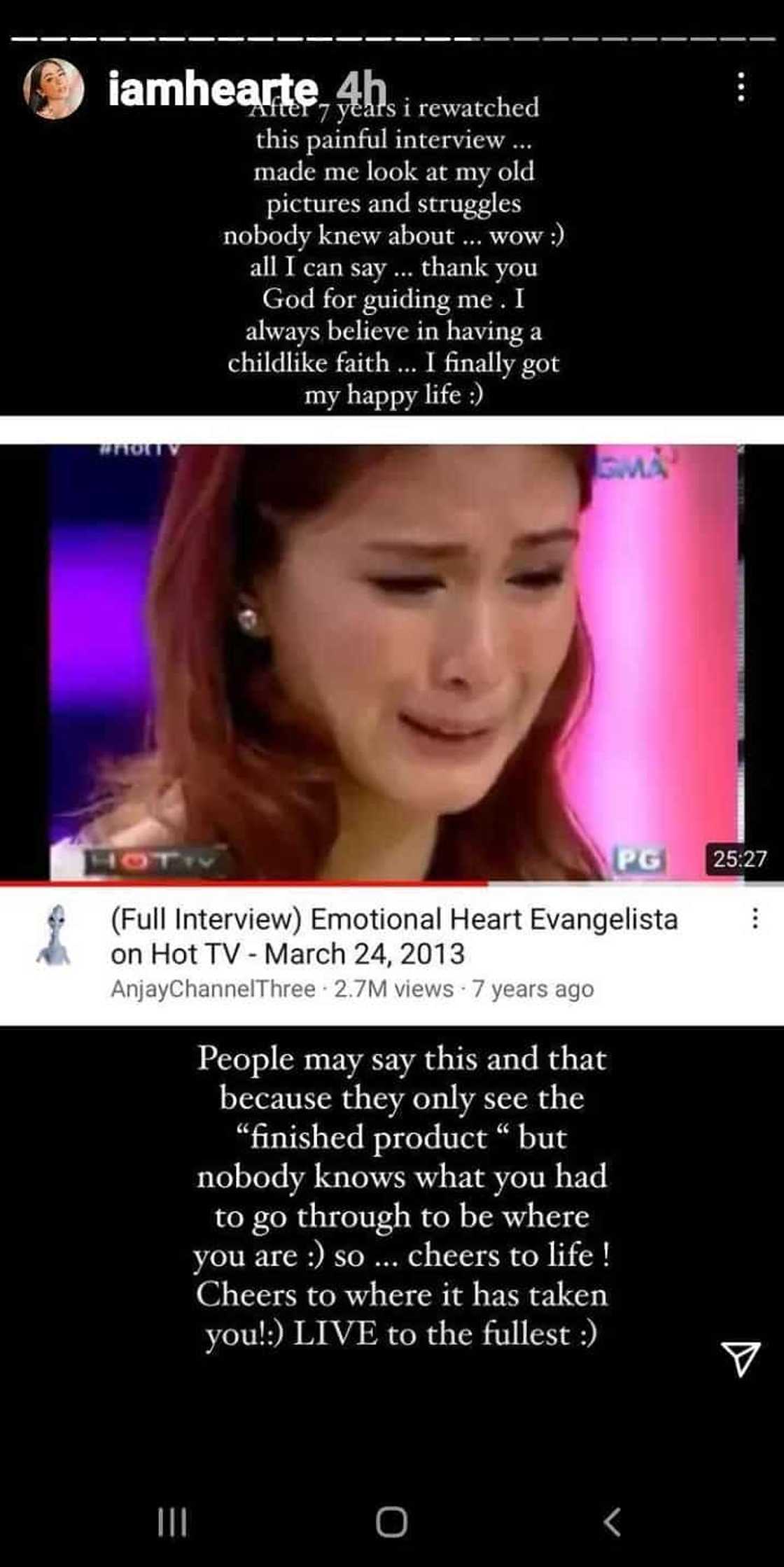 Heart Evangelista looks back at "painful interview" on her trouble with parents because of Chiz Heart Evangelista looks back at "painful interview" on her trouble with parents because of Chiz