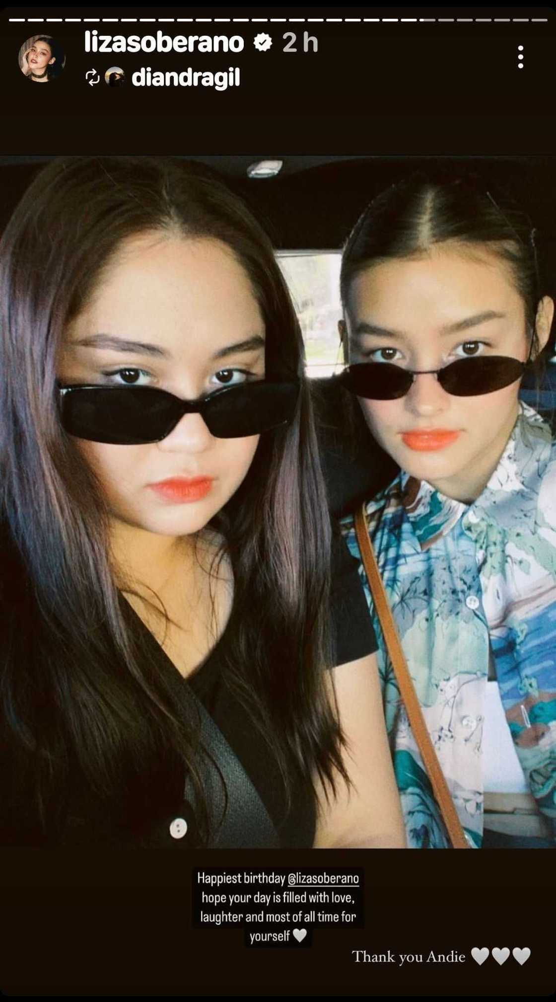 Enrique Gil's sister Andie posts sweet greeting for Liza Soberano Enrique Gil's sister Andie posts sweet greeting for Liza Soberano