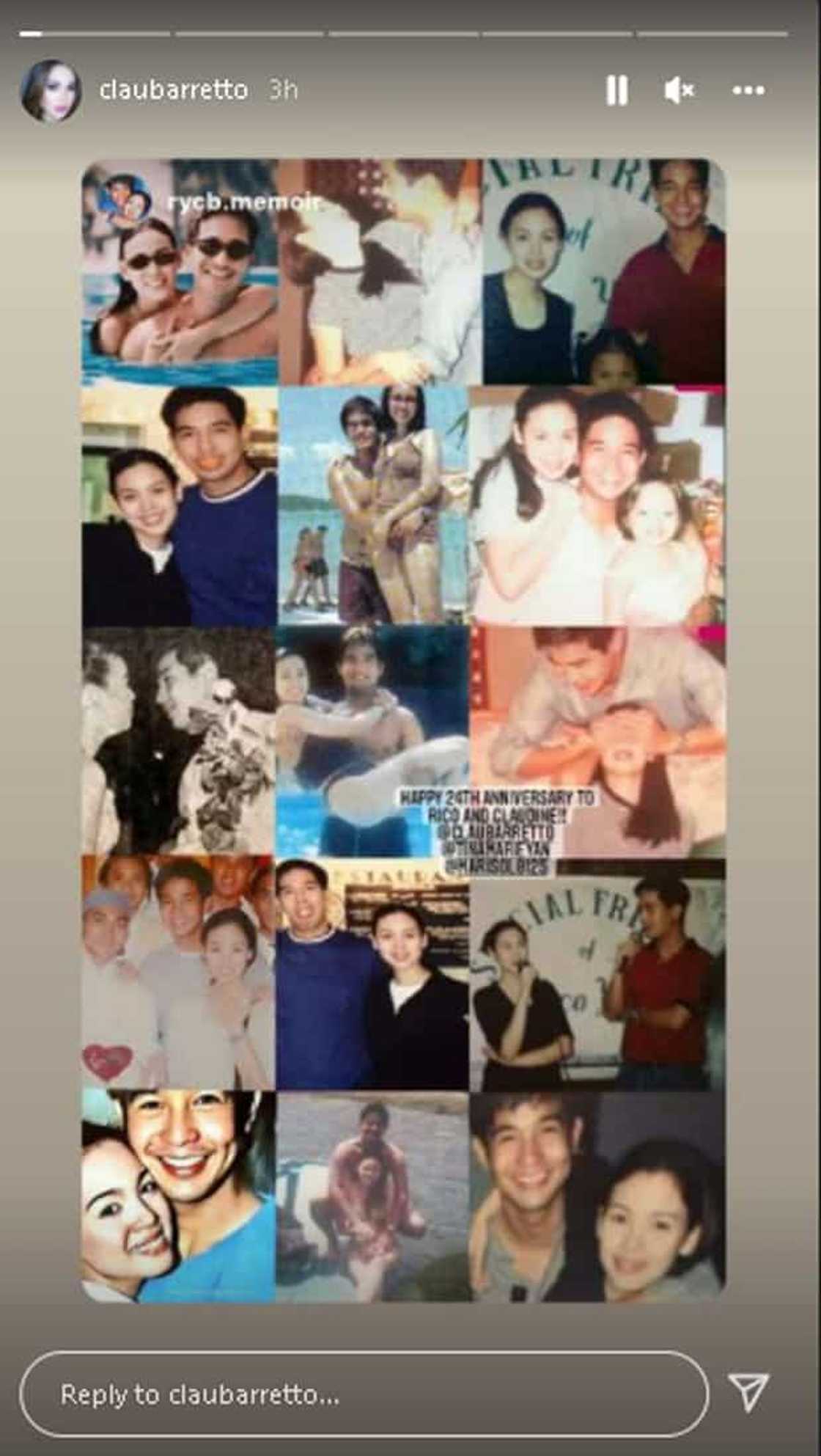 Claudine Barretto, reposts old photos with Rico Yan: "Happy 24th Anniversary" Claudine Barretto, reposts old photos with Rico Yan: "Happy 24th Anniversary"