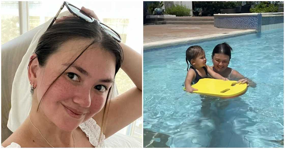 Angelica Panganiban, ipinasilip ang masayang pool date nila ni Amila Sabine