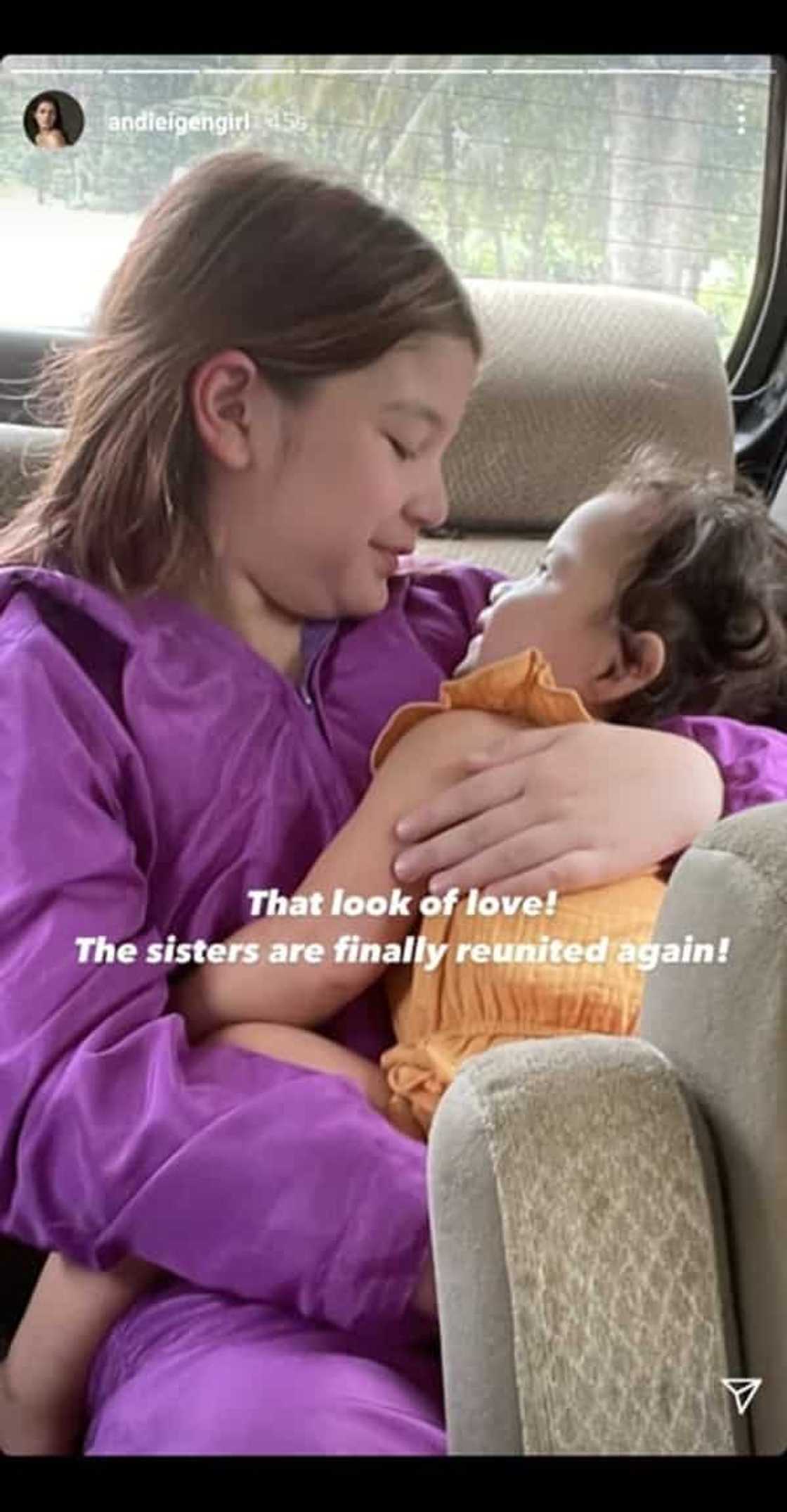 Andi Eigenmann reunites with daughter Ellie; shares "look of love" photo of Ellie and Lilo Andi Eigenmann reunites with daughter Ellie; shares "look of love" photo of Ellie and Lilo