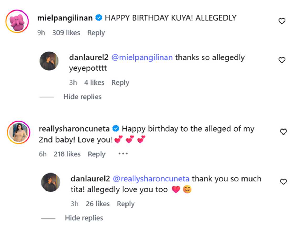 Frankie Pangilinan, may witty birthday greeting para sa “rumored BF”; Sharon Cuneta, nag-react