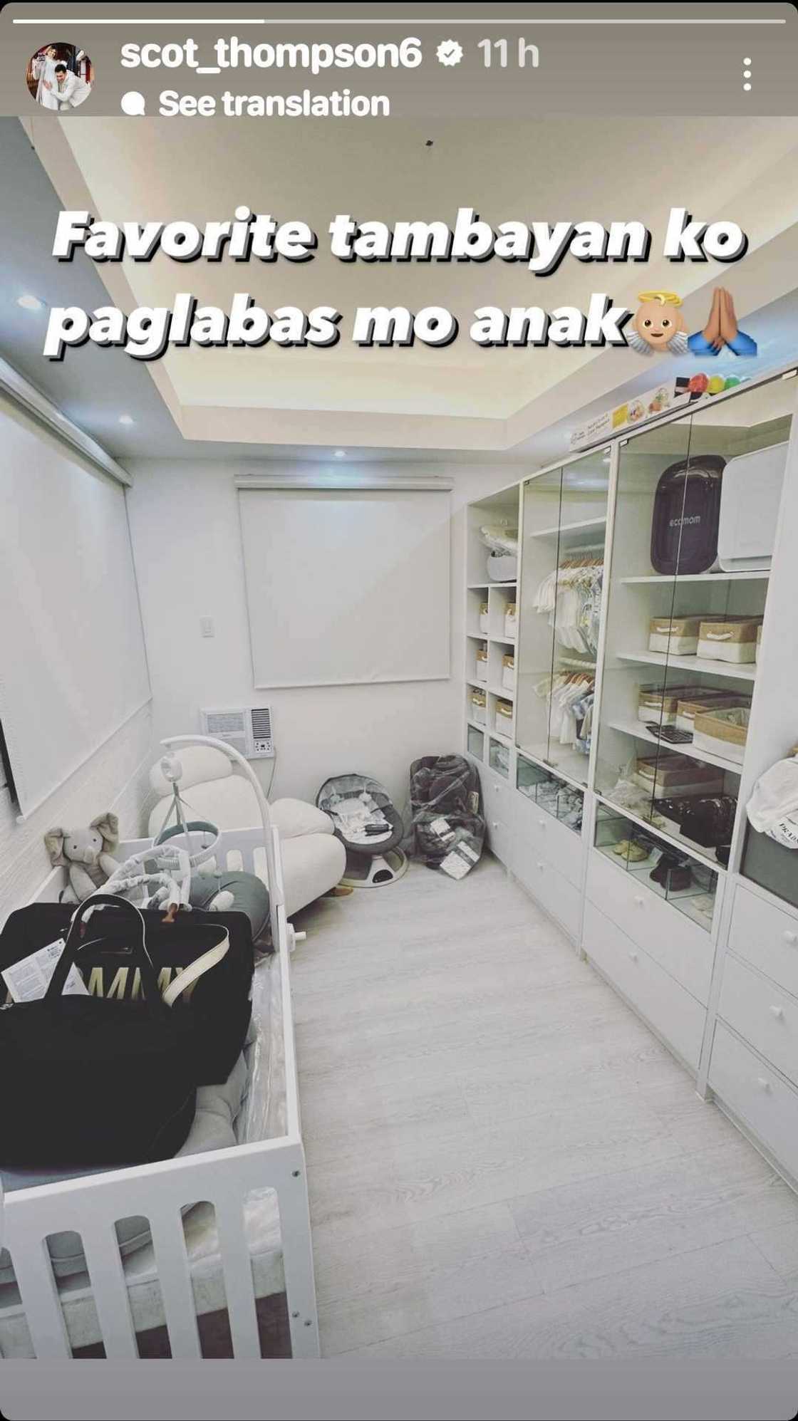 Scottie Thompson, ipinasilip ang nursery room ng magiging baby nila ni Jinky Serrano Scottie Thompson, ipinasilip ang nursery room ng magiging baby nila ni Jinky Serrano