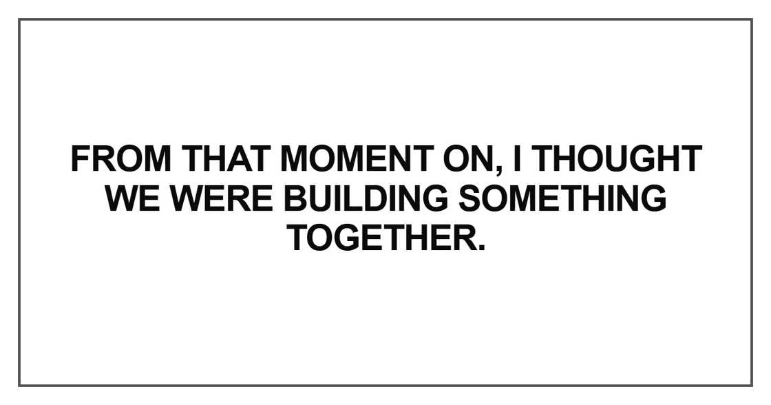 From that moment on