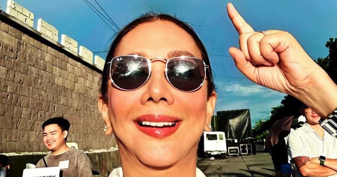 Korina Sanchez highlights rare double rainbow during Trillion Peso March Korina Sanchez highlights rare double rainbow during Trillion Peso March