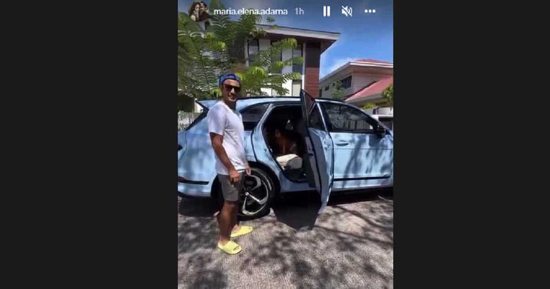 Derek Ramsay gives luxury car to Ellen Adarna as advanced anniversary gift Derek Ramsay gives luxury car to Ellen Adarna as advanced anniversary gift