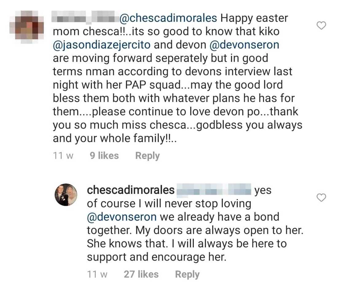 Ina ni Kiko Estrada, ibinigay ang kanyang suporta kay Devon Seron sa gitna ng breakup Ina ni Kiko Estrada, ibinigay ang kanyang suporta kay Devon Seron sa gitna ng breakup