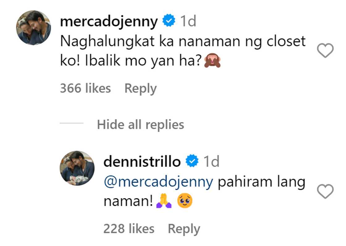 Jennylyn Mercado, nag-react sa panibagong crop top outfit ni Dennis Trillo Jennylyn Mercado, nag-react sa panibagong crop top outfit ni Dennis Trillo