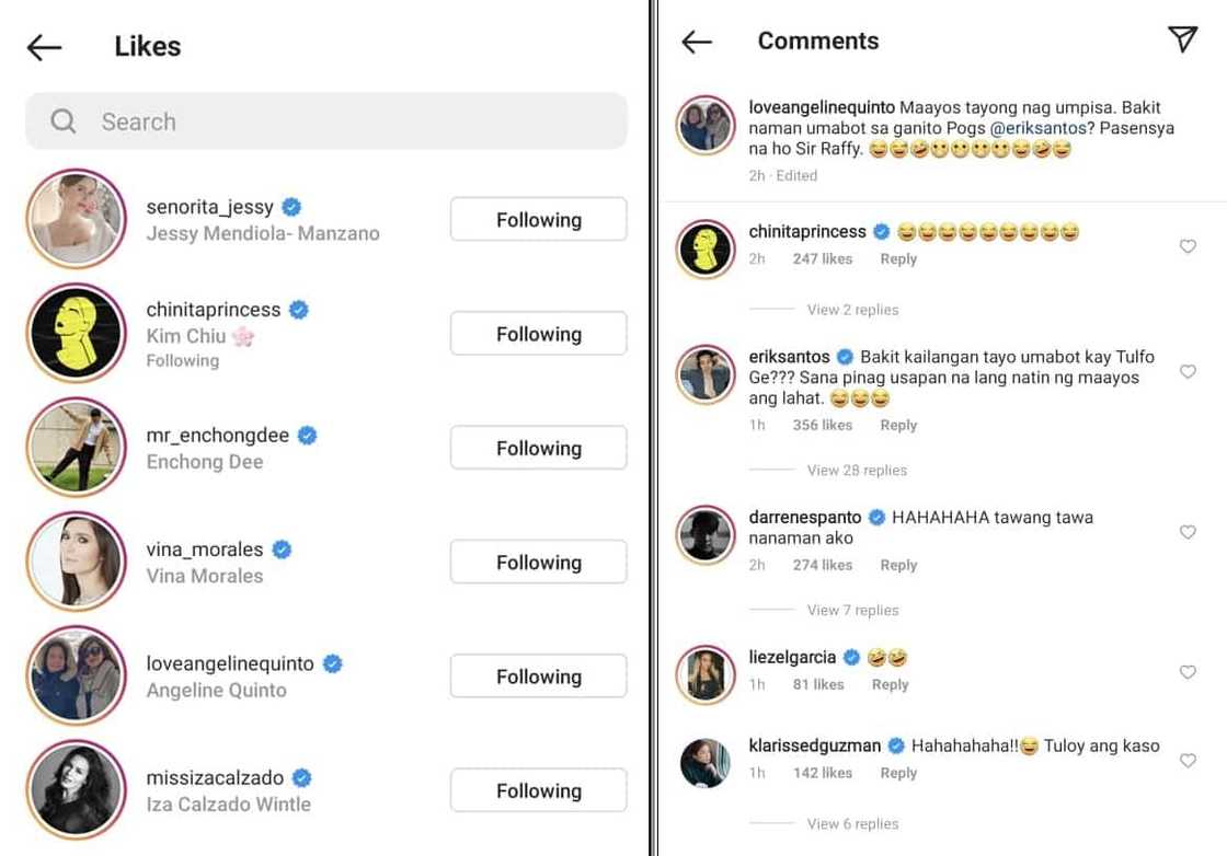 Angeline Quinto, humingi ng pasensya kay Raffy Tulfo dahil kay Erik Santos Angeline Quinto, humingi ng pasensya kay Raffy Tulfo dahil kay Erik Santos