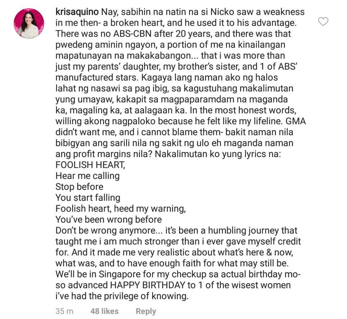 Kris Aquino reveals why GMA did not hire her after she left ABS-CBN Kris Aquino reveals why GMA did not hire her after she left ABS-CBN