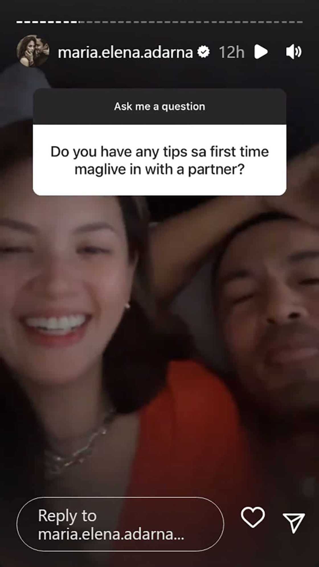 Ellen Adarna at Derek Ramsay, sinagot tanong ukol sa tips para sa first time na live-in partners: “Good luck” Ellen Adarna at Derek Ramsay, sinagot tanong ukol sa tips para sa first time na live-in partners: “Good luck”