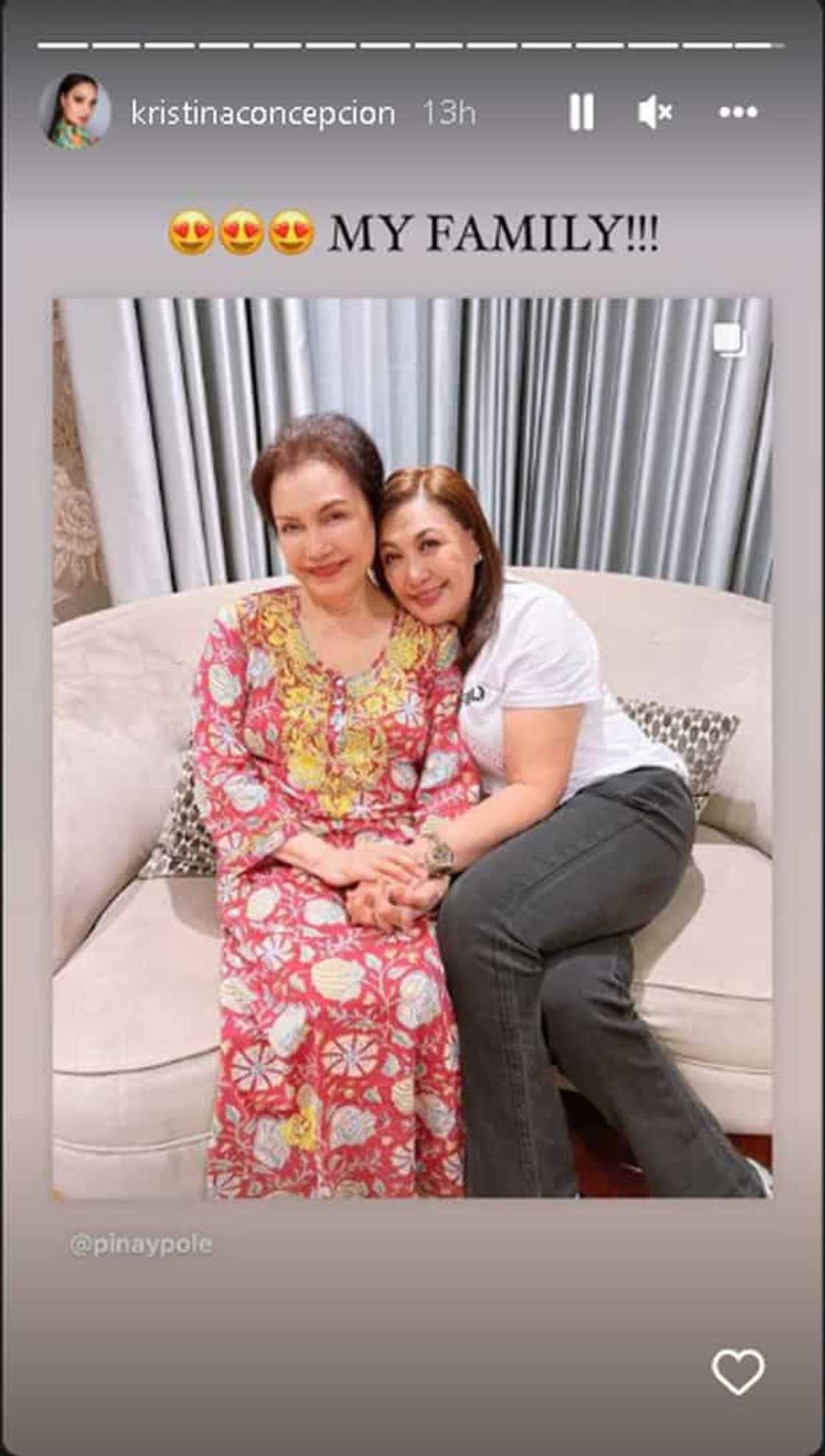 KC Concepcion, masaya sa muling pagkikita nina Sharon Cuneta at kanyang Lola Helen Gamboa KC Concepcion, masaya sa muling pagkikita nina Sharon Cuneta at kanyang Lola Helen Gamboa
