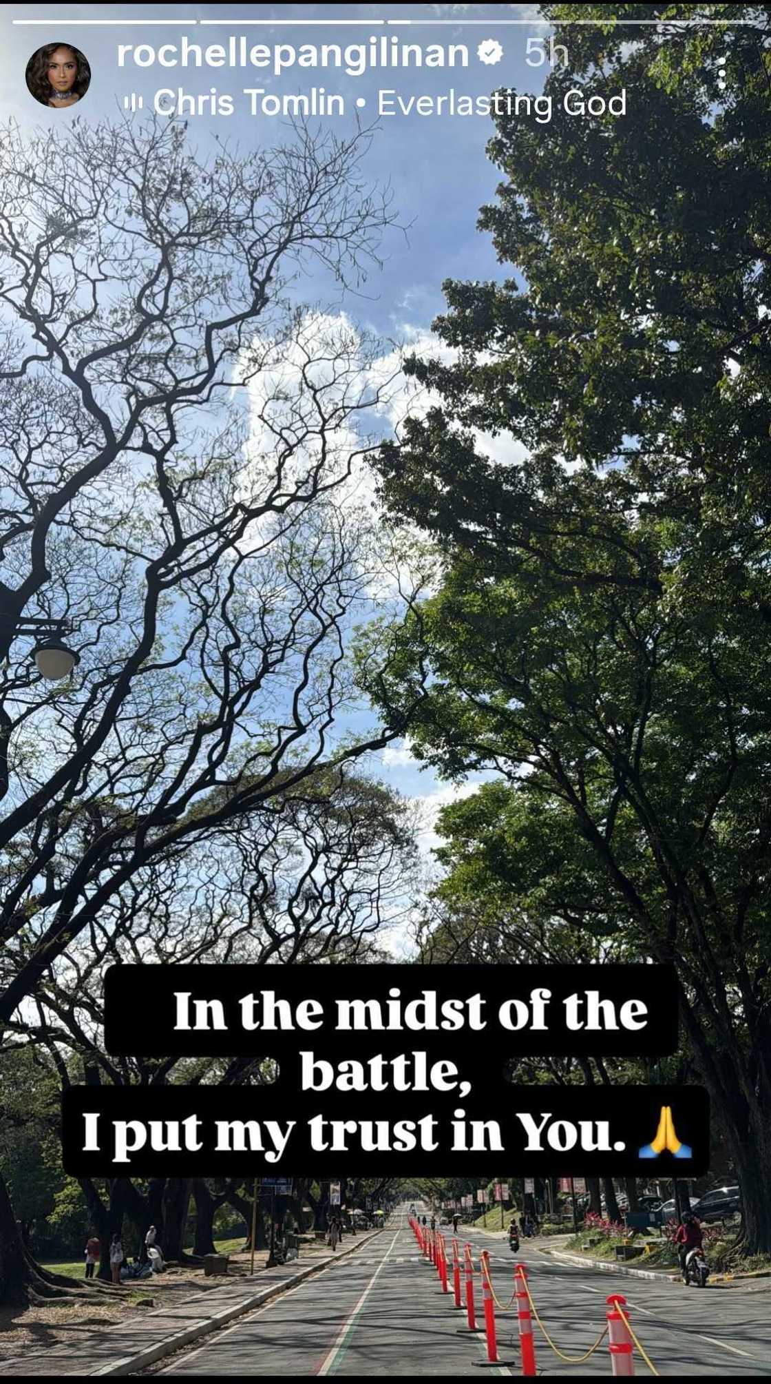 Rochelle Pangilinan, nagpahayag ng pagtitiwala sa Diyos sa gitna ng pagsubok Rochelle Pangilinan, nagpahayag ng pagtitiwala sa Diyos sa gitna ng pagsubok