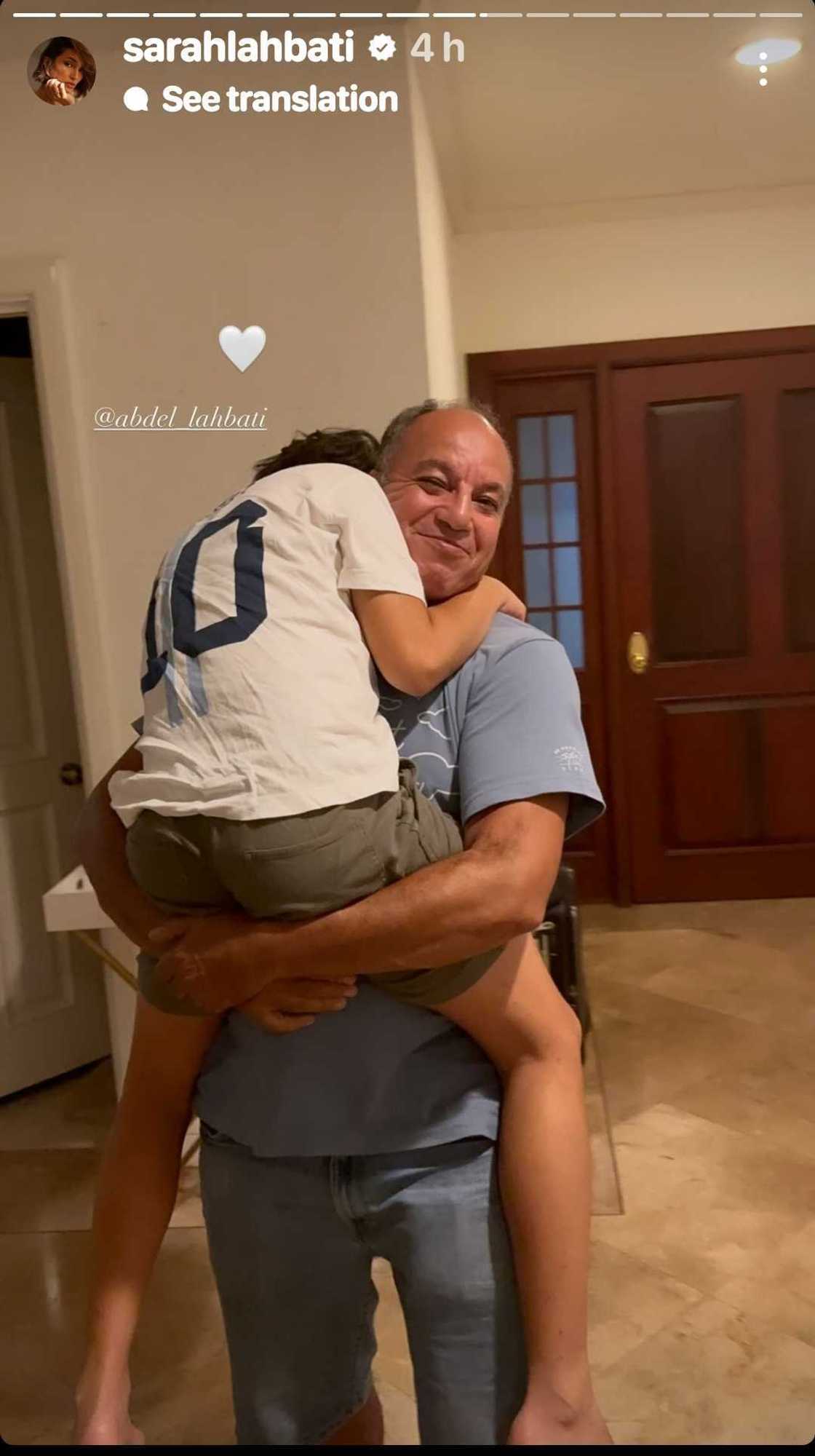 Sarah Lahbati dedicates sweet posts to father Abdel Lahbati who celebrates his birthday Sarah Lahbati dedicates sweet posts to father Abdel Lahbati who celebrates his birthday