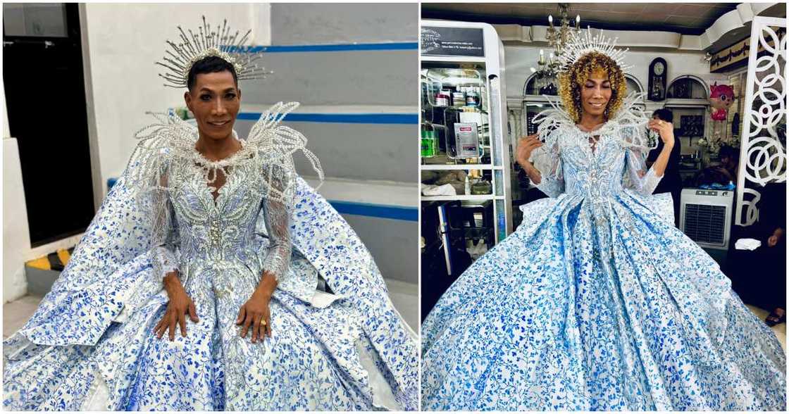 Diwata, ibinida ang kanyang bonggang outfit para sa pagrampa niya sa sagala sa Malabon Diwata, ibinida ang kanyang bonggang outfit para sa pagrampa niya sa sagala sa Malabon