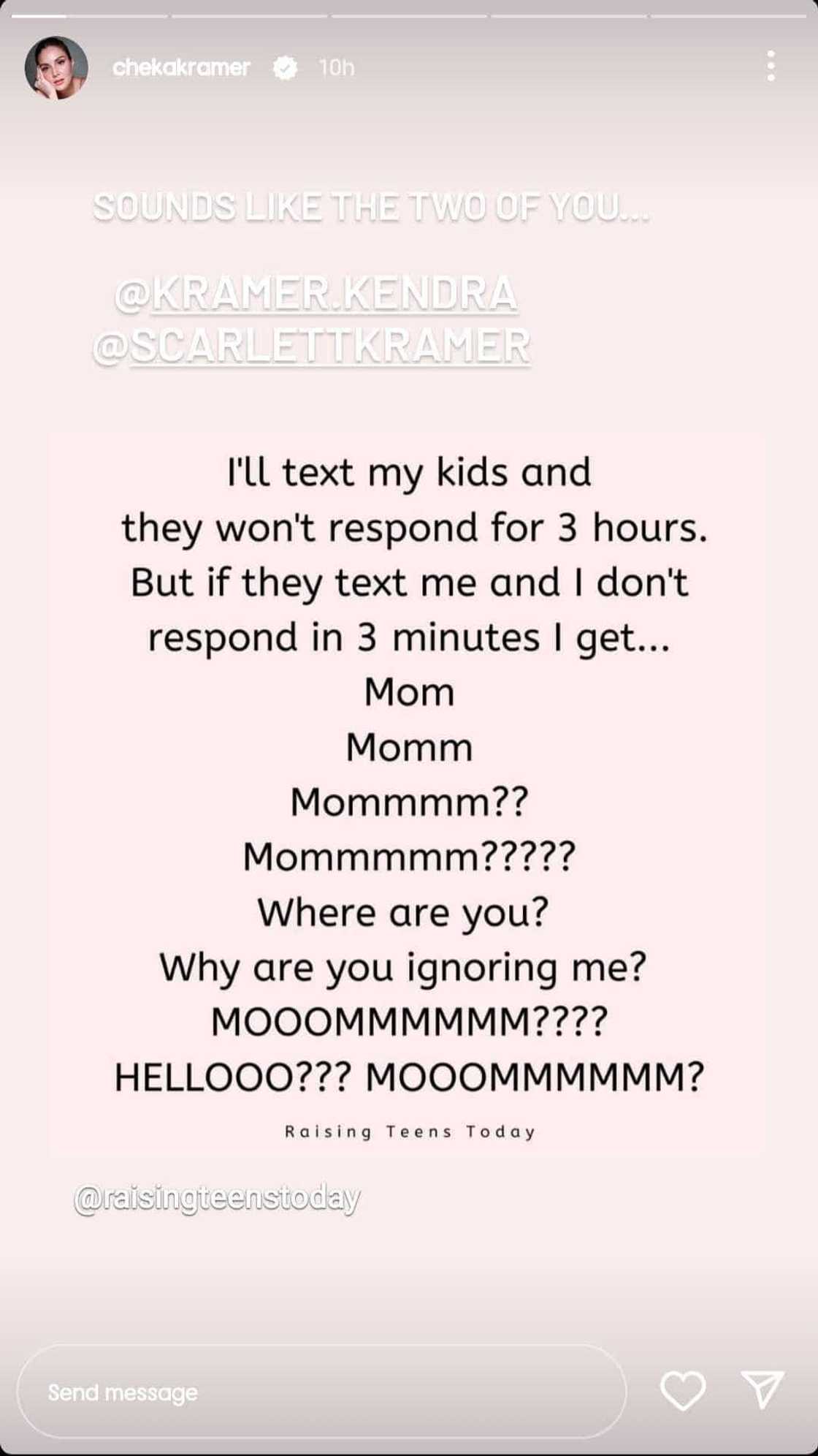 Cheska Garcia, ipinakita ang pangungulit sa kanya ni Scarlett Kramer sa text Cheska Garcia, ipinakita ang pangungulit sa kanya ni Scarlett Kramer sa text