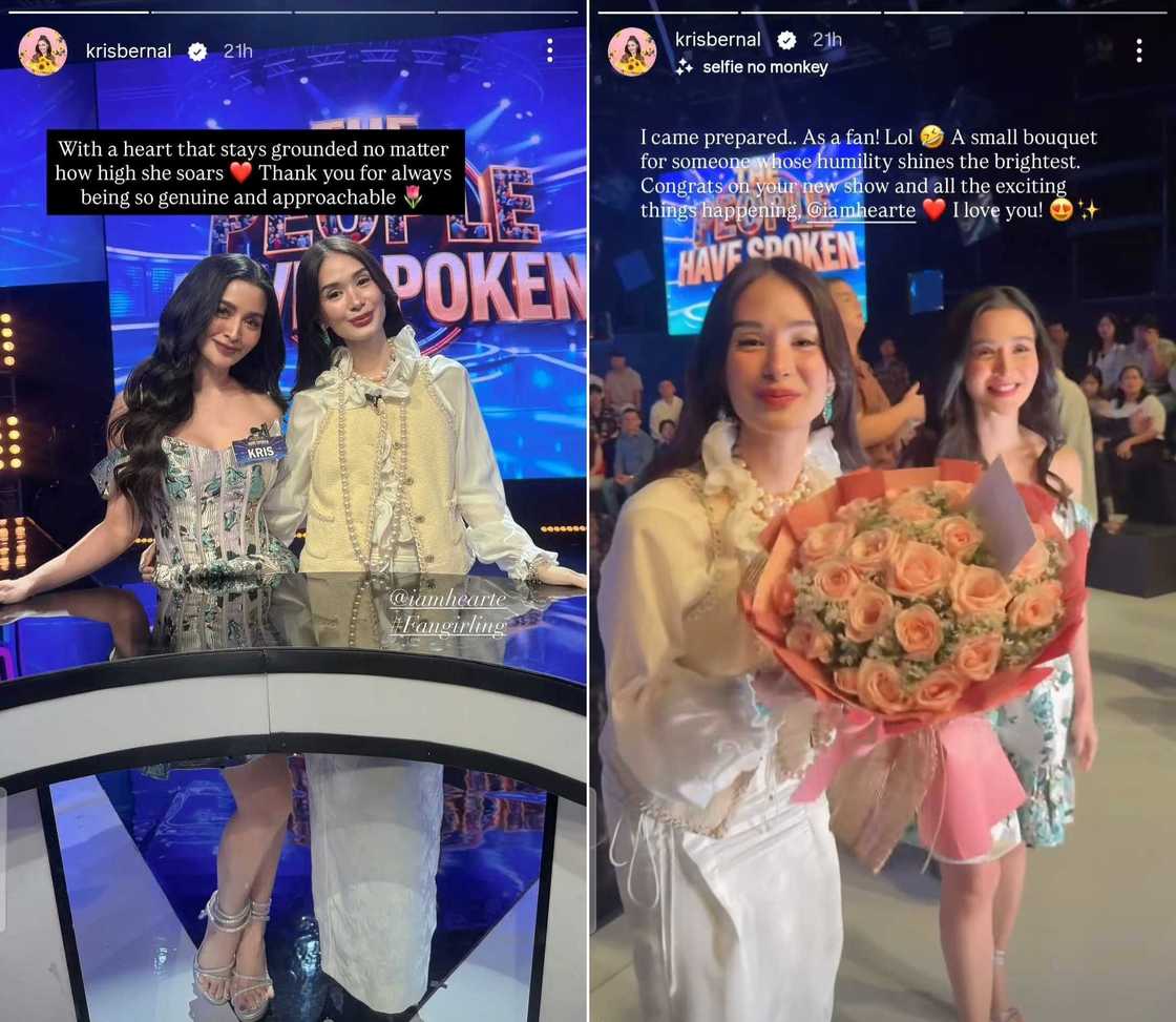 Kris Bernal, todo ang kilig kay Heart Evangelista: "I came prepared as a fan" Kris Bernal, todo ang kilig kay Heart Evangelista: "I came prepared as a fan"