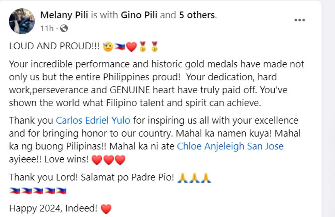 Pamilya ni Chloe San Jose, binahagi ang reaksiyon sa winning moment ni Caloy Pamilya ni Chloe San Jose, binahagi ang reaksiyon sa winning moment ni Caloy