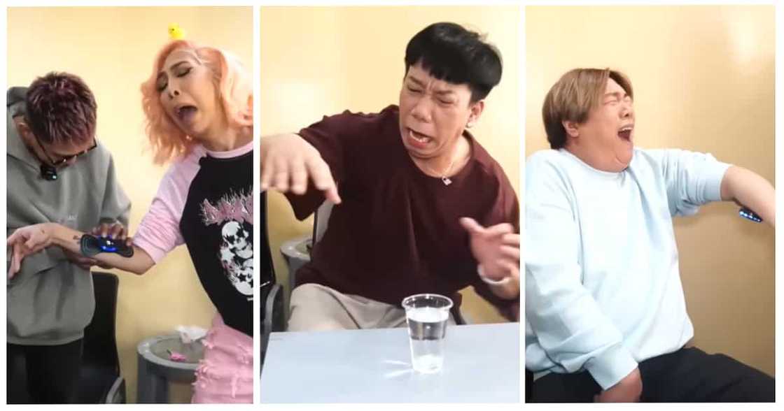 Vice Ganda, MC at Lassy, sumabak sa 'Panginig challenge' ni Ion Perez Vice Ganda, MC at Lassy, sumabak sa 'Panginig challenge' ni Ion Perez