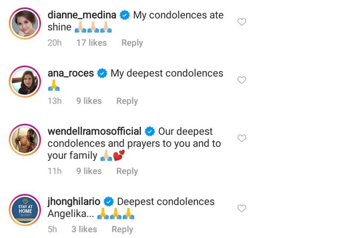 ABS-CBN & GMA-7 celebs react to the death of Mika and Angelika dela Cruz’s dad