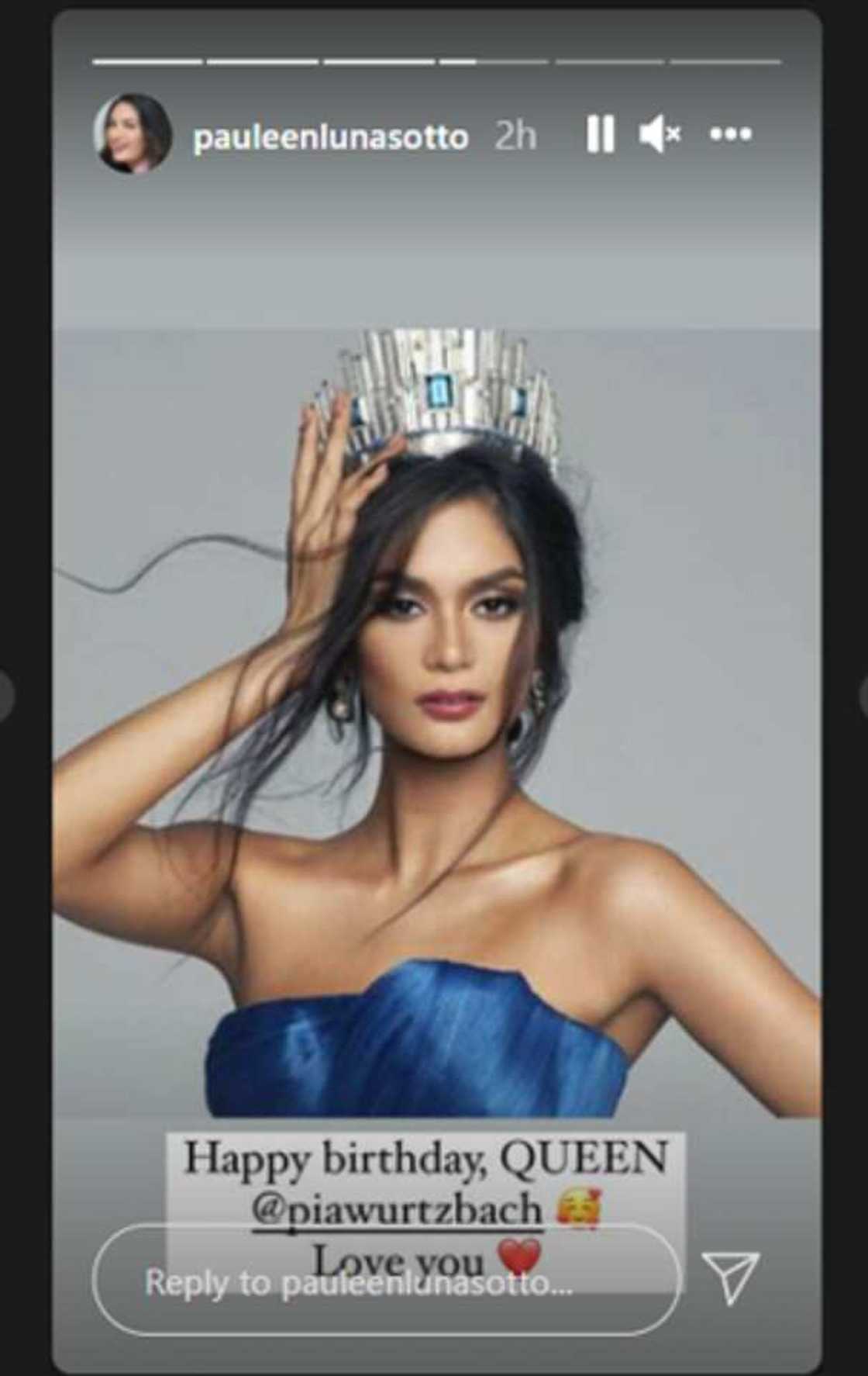 Pauleen Luna greets best friend Pia Wurtzbach on her birthday Pauleen Luna greets best friend Pia Wurtzbach on her birthday