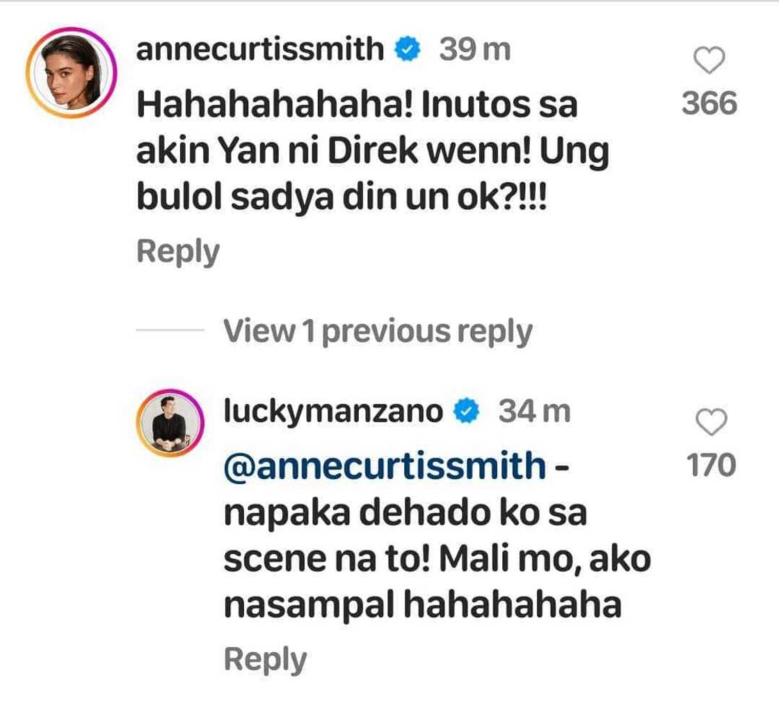 Luis Manzano, Anne Curtis may makulit na comments sa eksena nila sa ‘Dyosa’: Luis: “napakadehado ko” Luis Manzano, Anne Curtis may makulit na comments sa eksena nila sa ‘Dyosa’: Luis: “napakadehado ko”