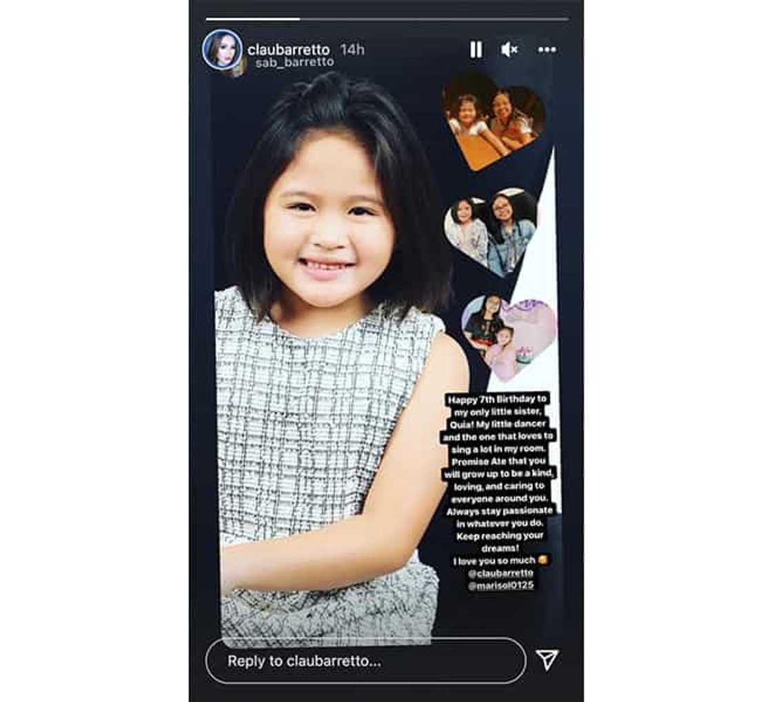 Claudine Barretto celebrates her daughter Quia’s 7th birthday Claudine Barretto celebrates her daughter Quia’s 7th birthday