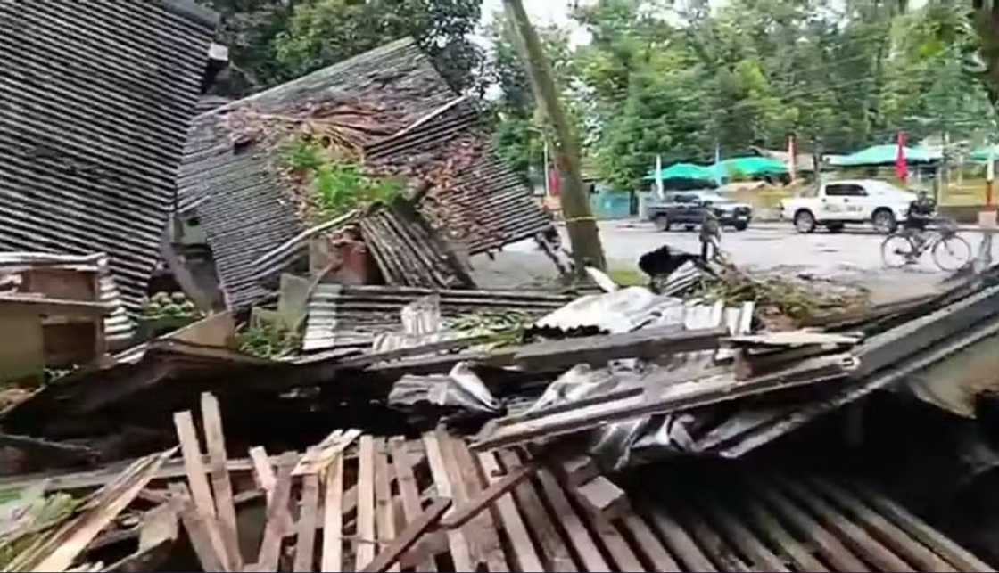 Vendor, sugatan matapos madaganan ng puno sa Dumingag, clearing operations isinagawa