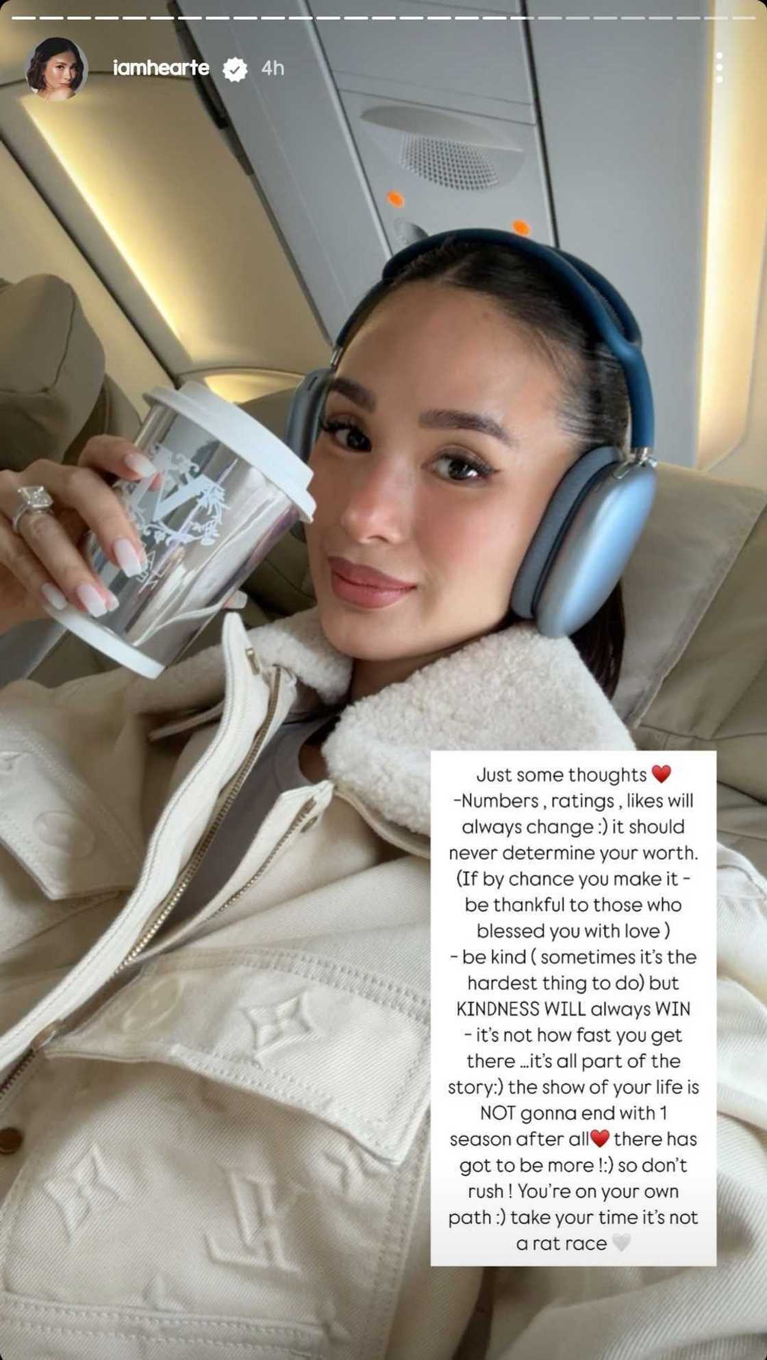 Heart Evangelista, may reminder sa netizens tungkol sa "numbers" at "ratings"