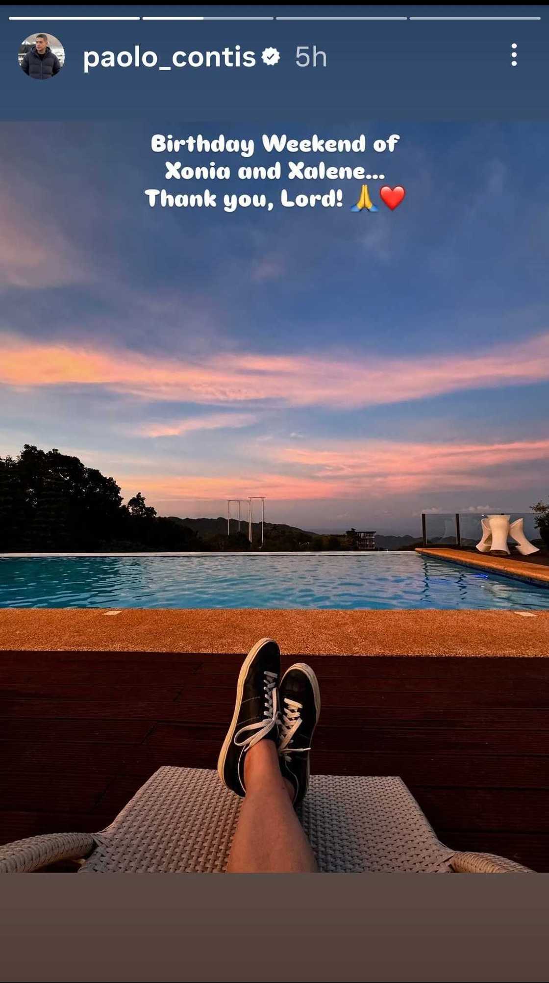 Paolo Contis, ipinasilip ang birthday celebration nina Xonia at Xalene