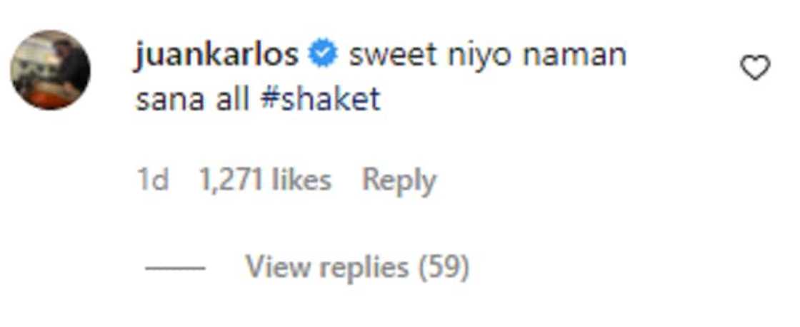 JK Labajo hilariously reacts to Maureen Wroblewitz's photos with her co-stars: "#shaket"