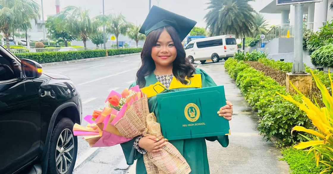 Ryzza Mae Dizon graduates from senior high school; shares glimpse of graduation ceremony Ryzza Mae Dizon graduates from senior high school; shares glimpse of graduation ceremony