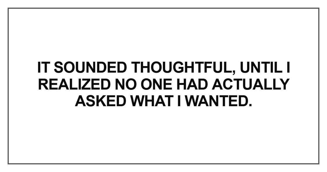 It sounded thoughtful