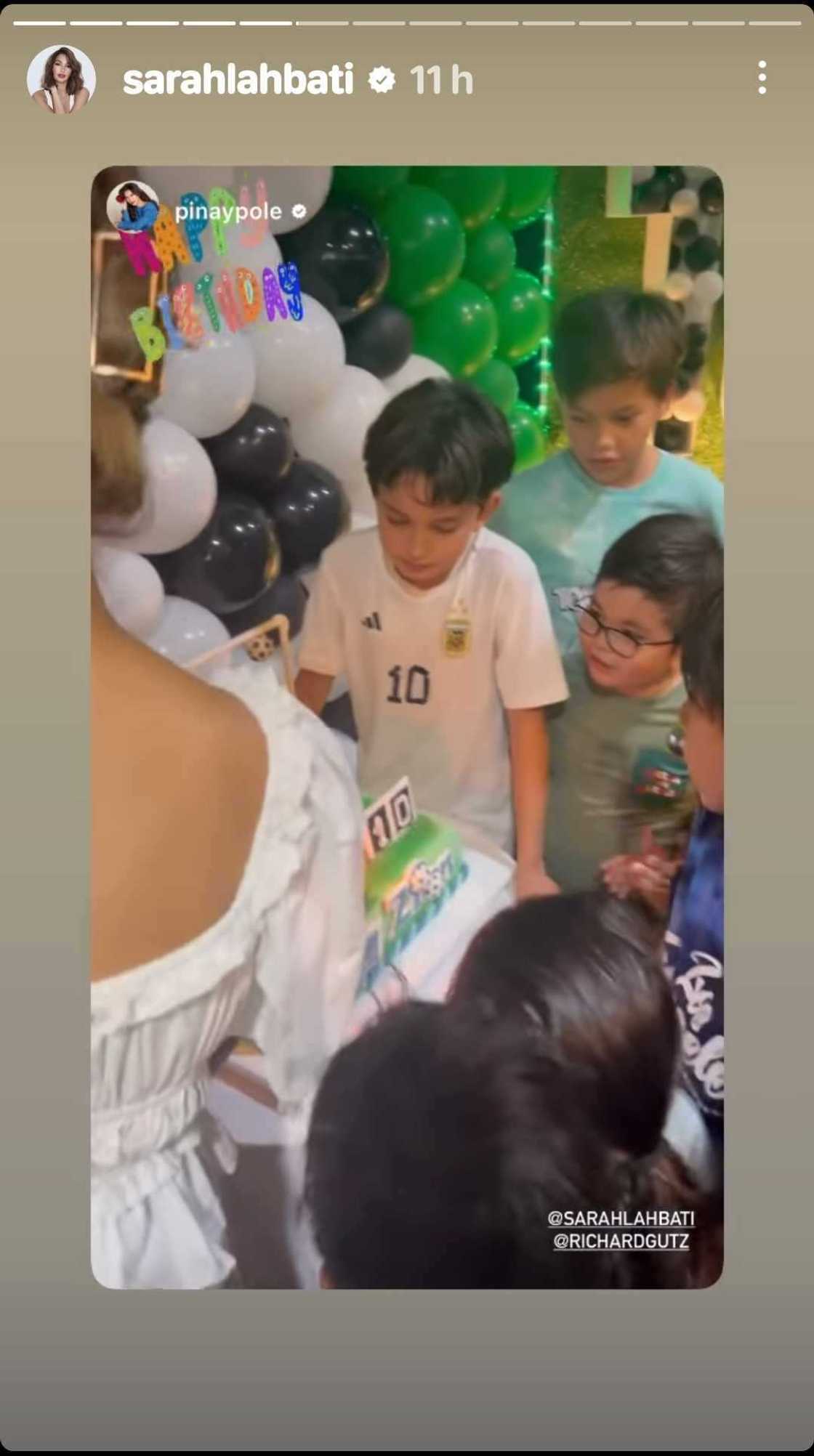 Glimpses of Richard Gutierrez, Sarah Lahbati’s son Zion’s birthday party go viral Glimpses of Richard Gutierrez, Sarah Lahbati’s son Zion’s birthday party go viral