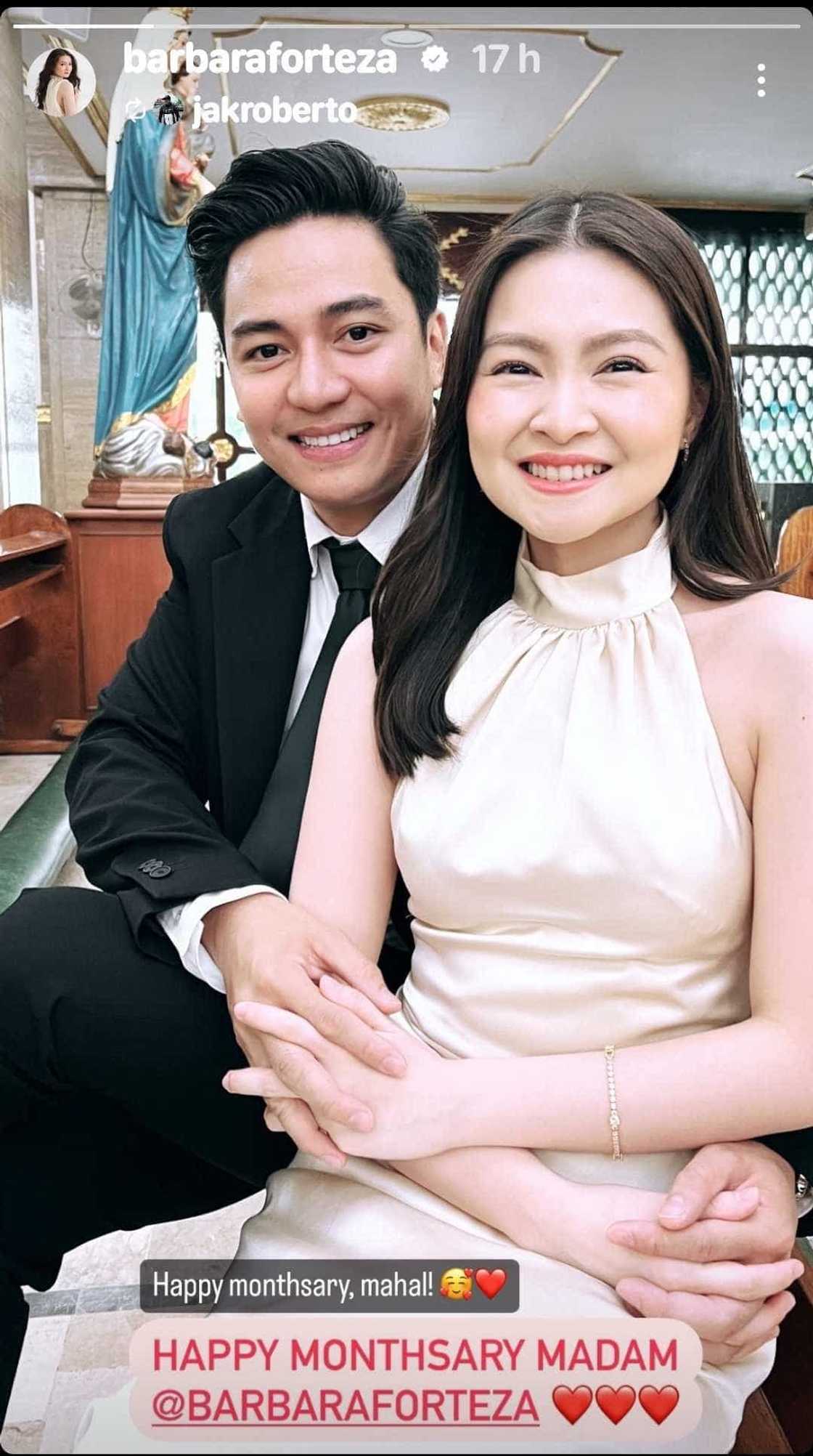 Barbie Forteza at Jak Roberto, nagpalitan ng sweet posts sa monthsary nila Barbie Forteza at Jak Roberto, nagpalitan ng sweet posts sa monthsary nila