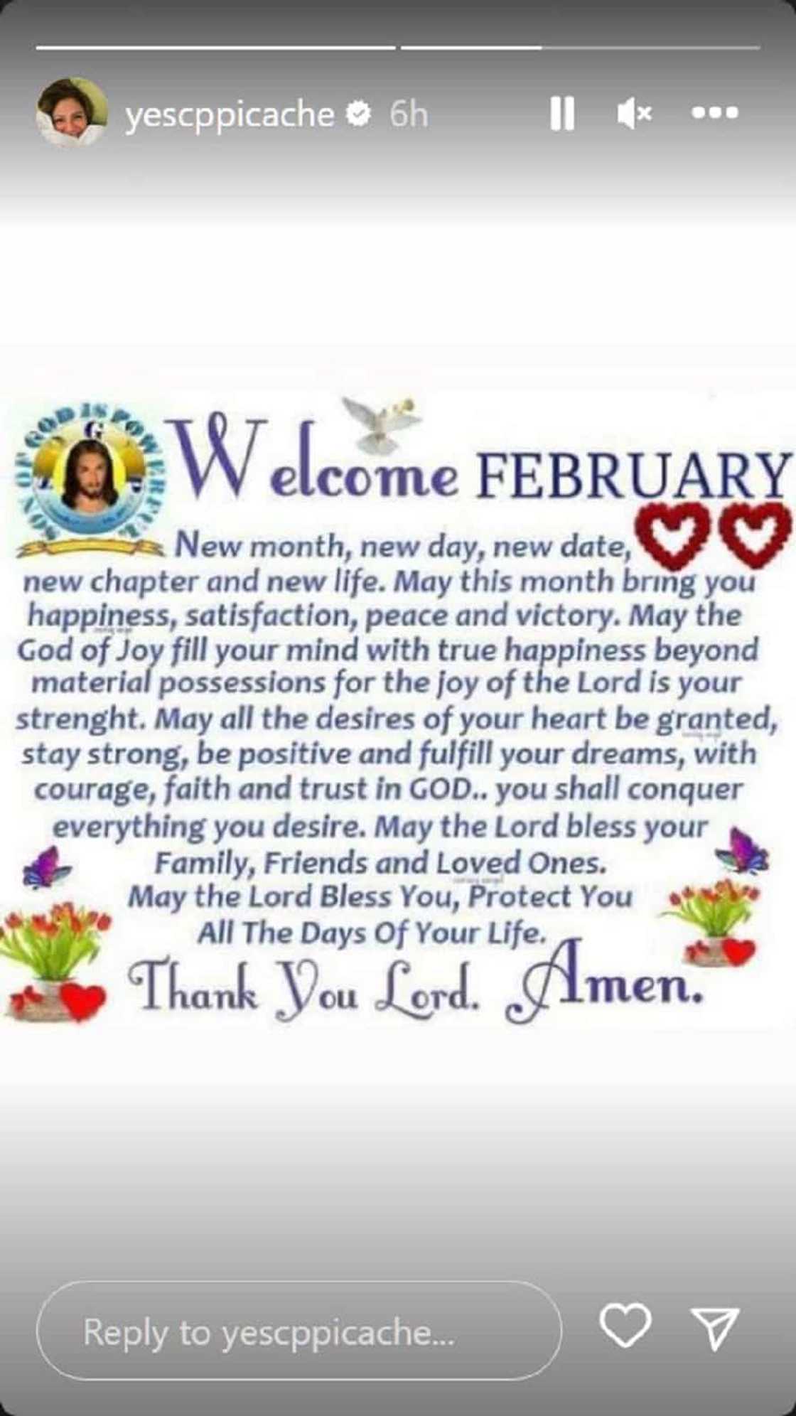 Cherry Pie Picache, winelcome ng isang hugot at dasal ang buwan ng mga puso: “New date, new chapter, new life” Cherry Pie Picache, winelcome ng isang hugot at dasal ang buwan ng mga puso: “New date, new chapter, new life”