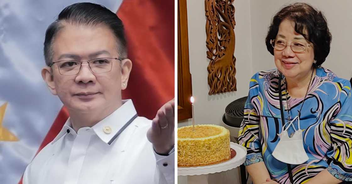 Sen. Chiz Escudero posts warm birthday wishes for his mother