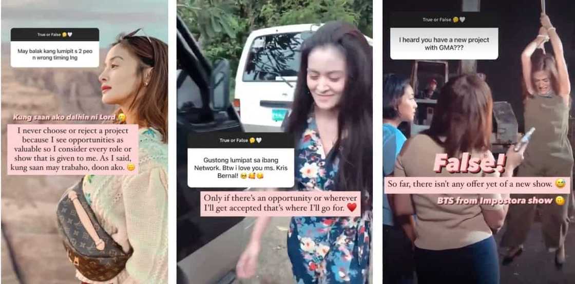 Kris Bernal on ABS-CBN transfer rumor: “kung saan may trabaho, doon ako” Kris Bernal on ABS-CBN transfer rumor: “kung saan may trabaho, doon ako”