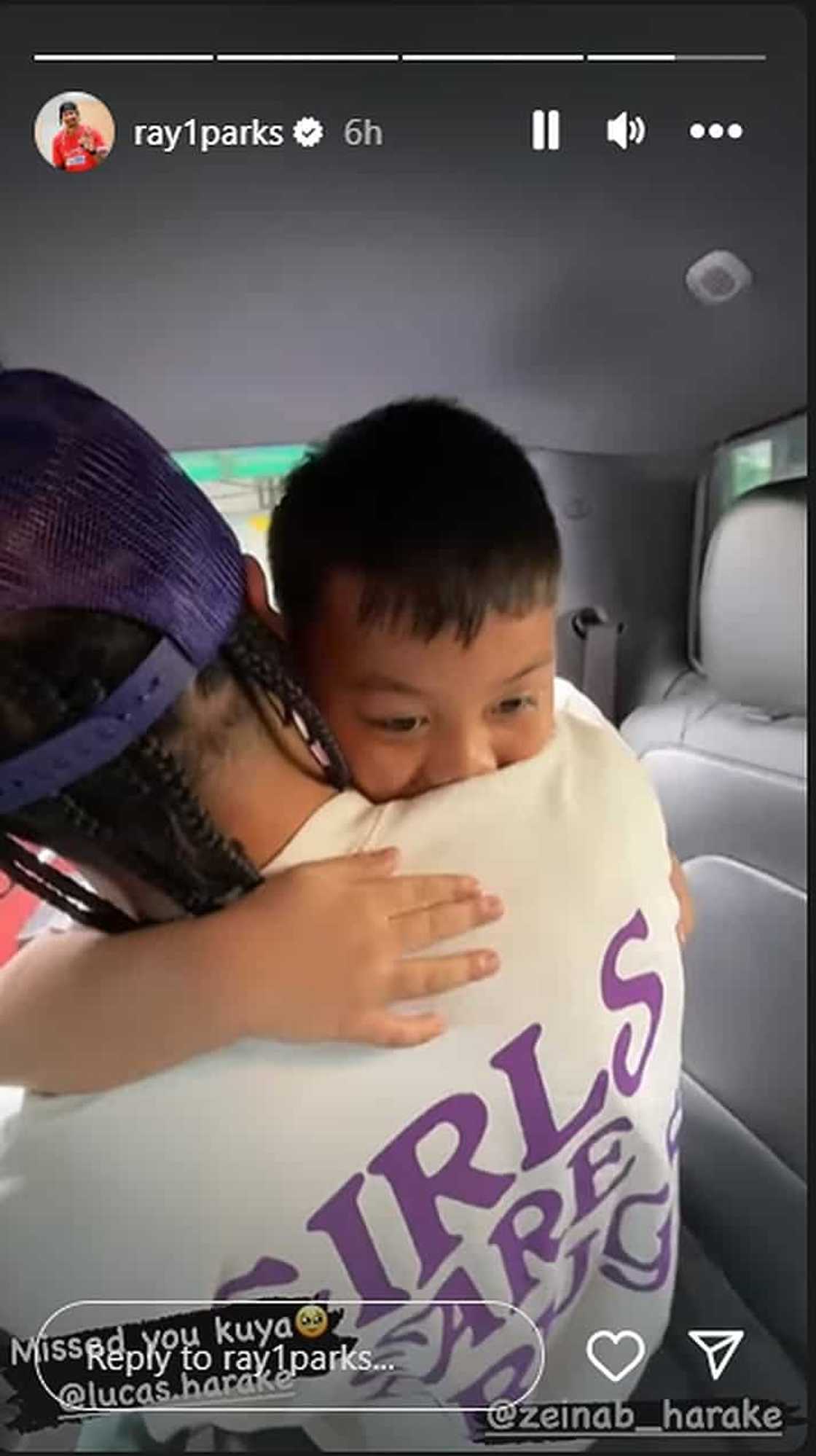 Ray Parks, sinorpresa si Lucas nang sunduin nila ito sa school Ray Parks, sinorpresa si Lucas nang sunduin nila ito sa school