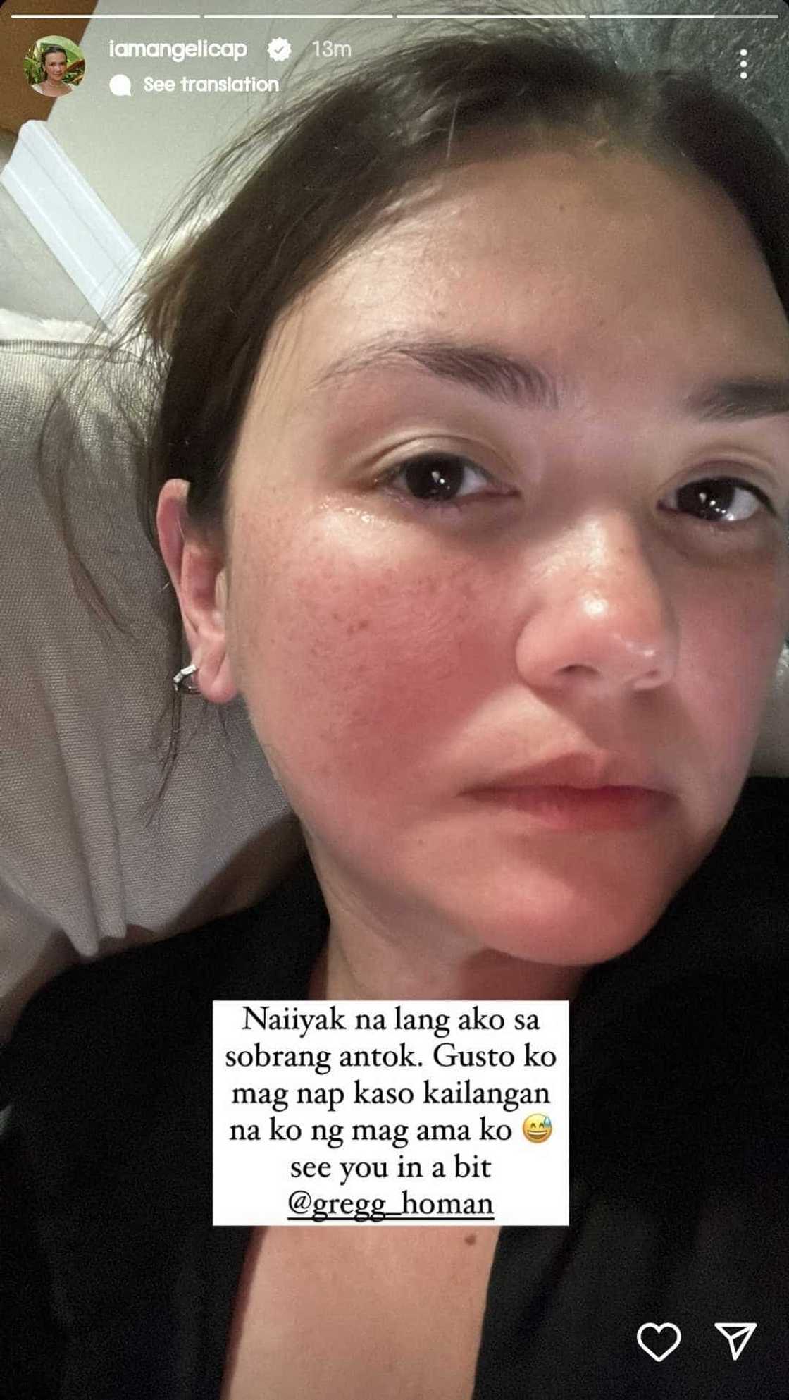 Angelica Panganiban, may panibagong post: "Naiiyak na lang ako sa sobrang antok" Angelica Panganiban, may panibagong post: "Naiiyak na lang ako sa sobrang antok"