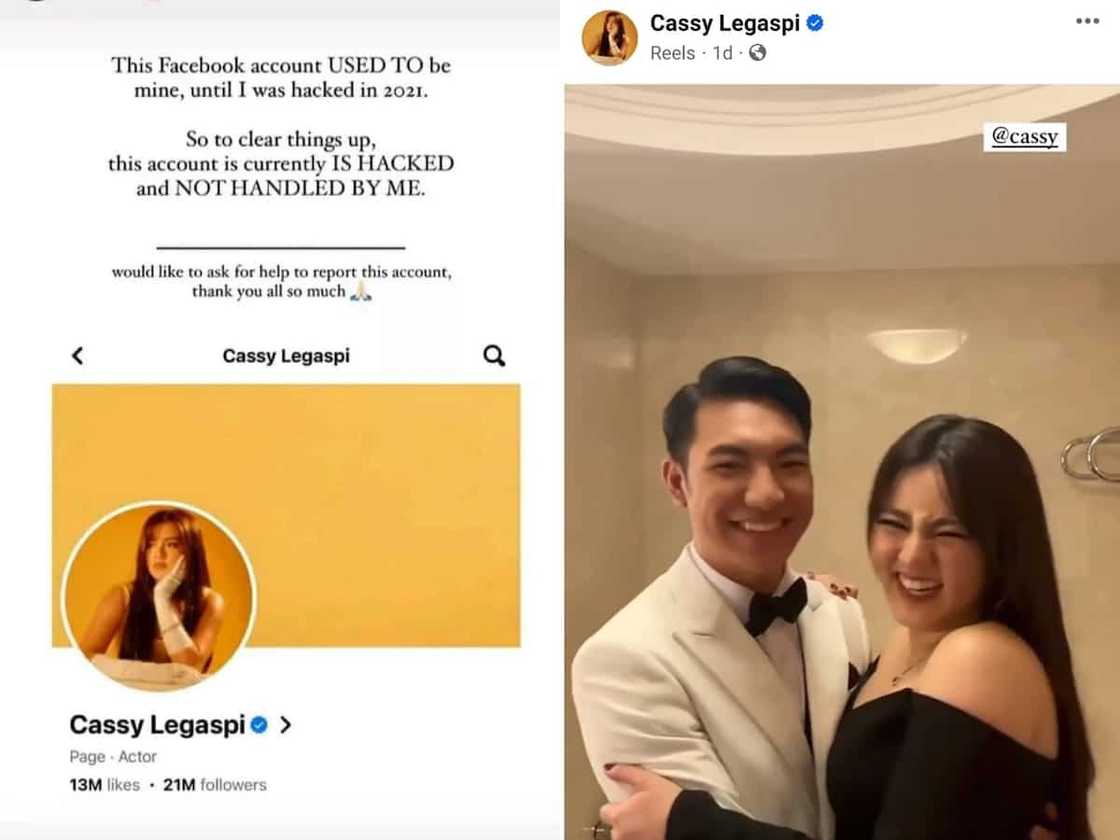 Cassy Legaspi, nilinaw na na-hack ang unang Facebook account niya Cassy Legaspi, nilinaw na na-hack ang unang Facebook account niya