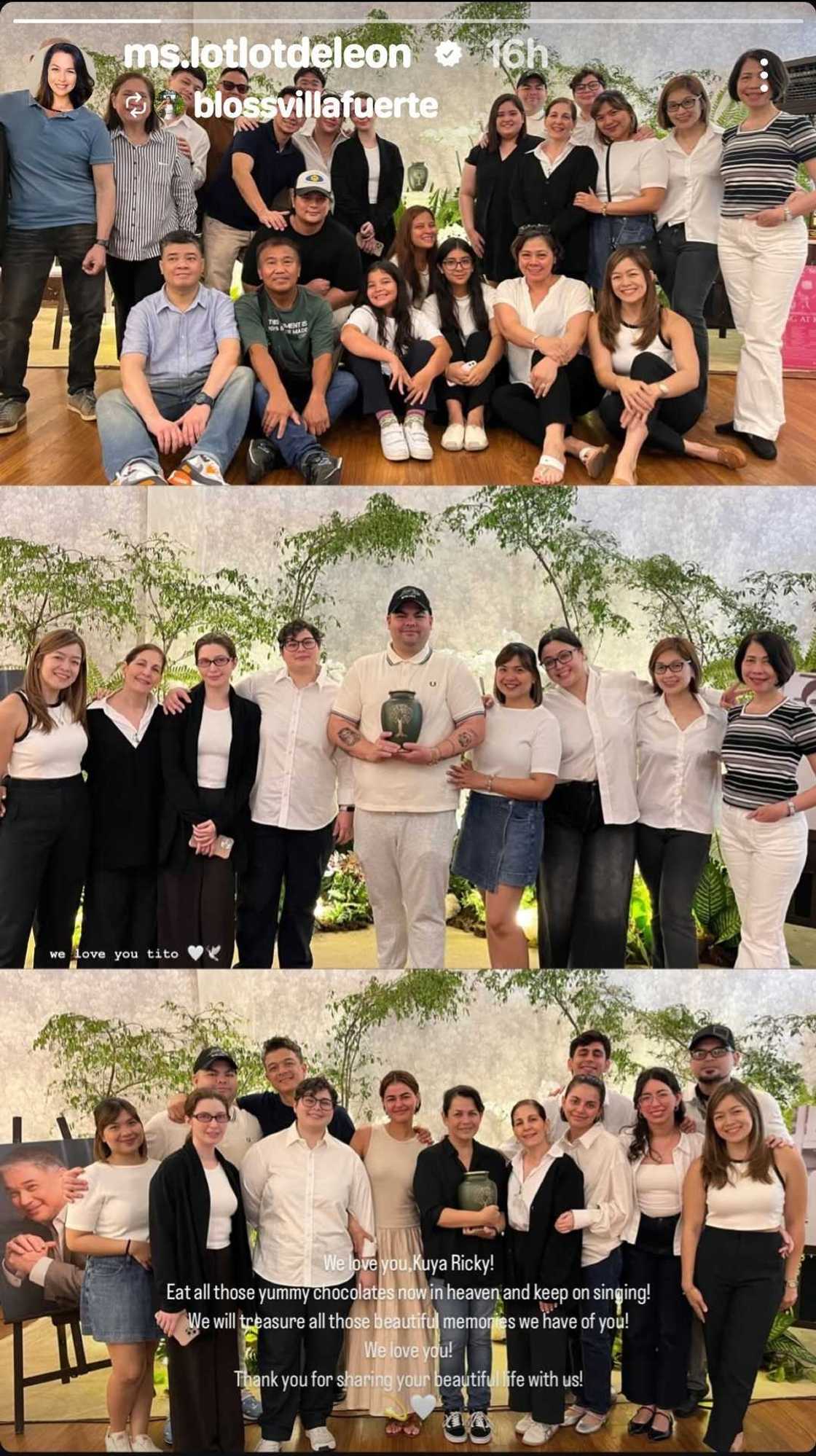 Lotlot de Leon, may bagong nakakaantig na mensahe para kay Ricky Davao Lotlot de Leon, may bagong nakakaantig na mensahe para kay Ricky Davao